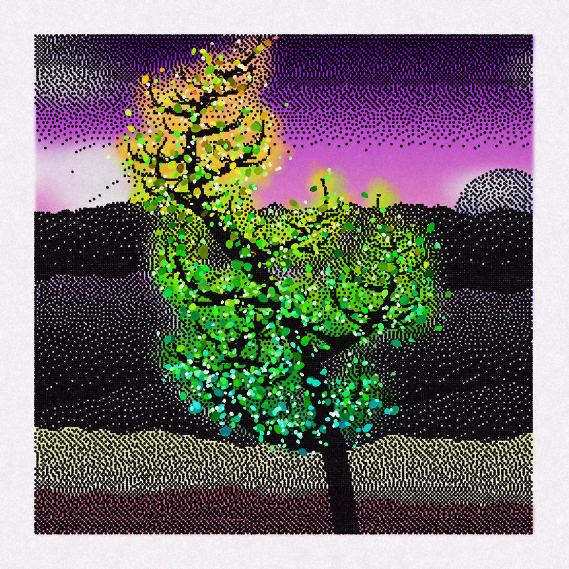 Dithered Branches #138