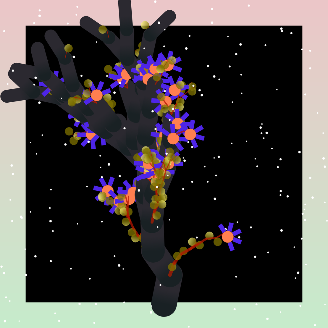 Some generative winter trees #24