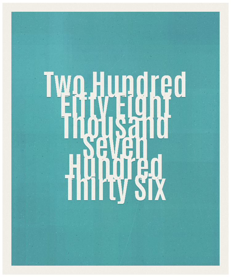 Count #258736