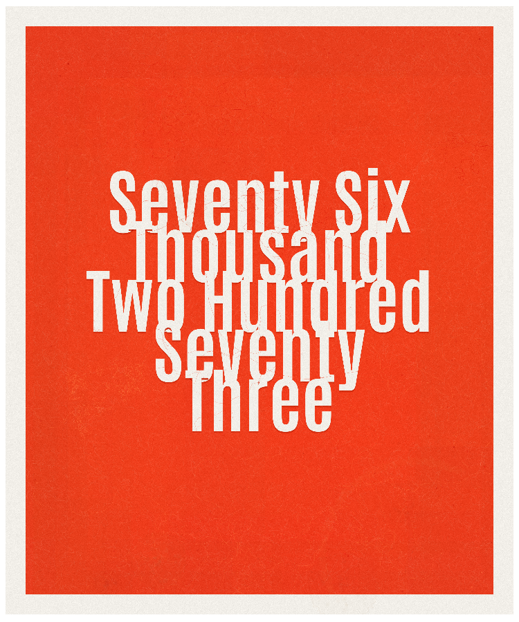 Count #76273
