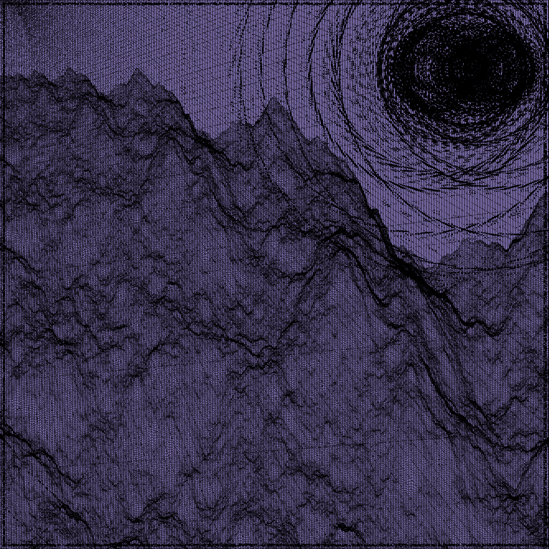 Surreal classic generative landscape #2