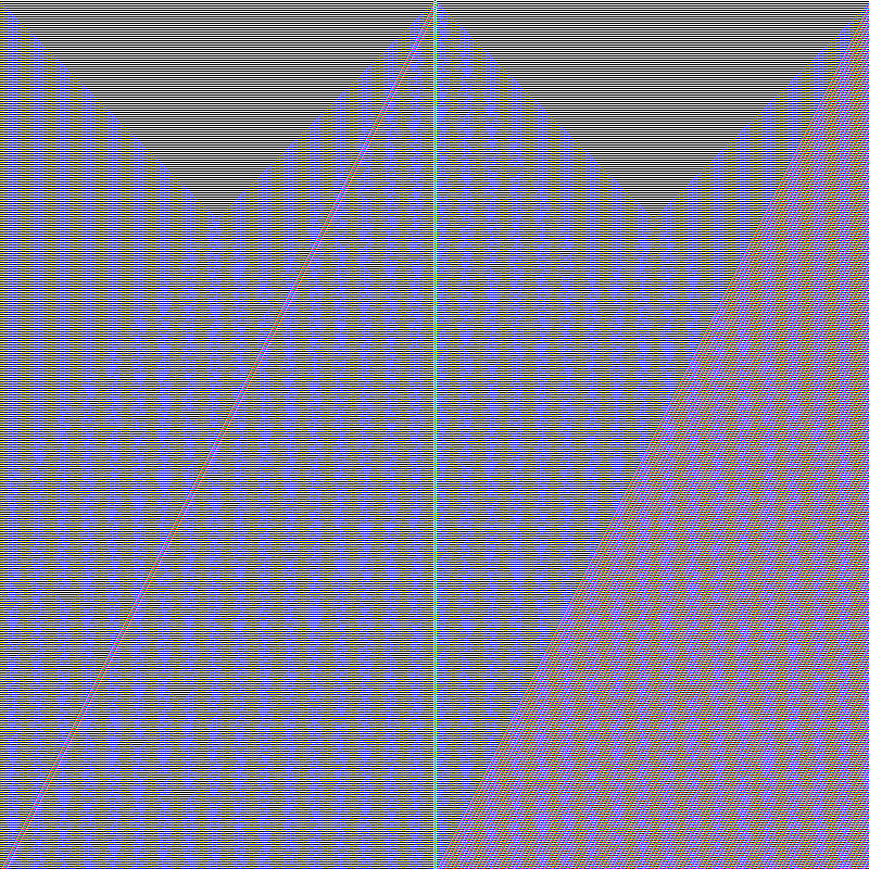 RGB Elementary Cellular Automaton #549