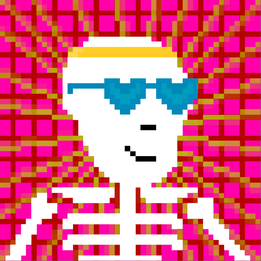PIXEL SKULLETTI 1 #200