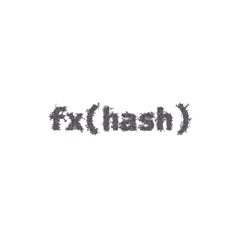 FXHASH Logo with Features #964