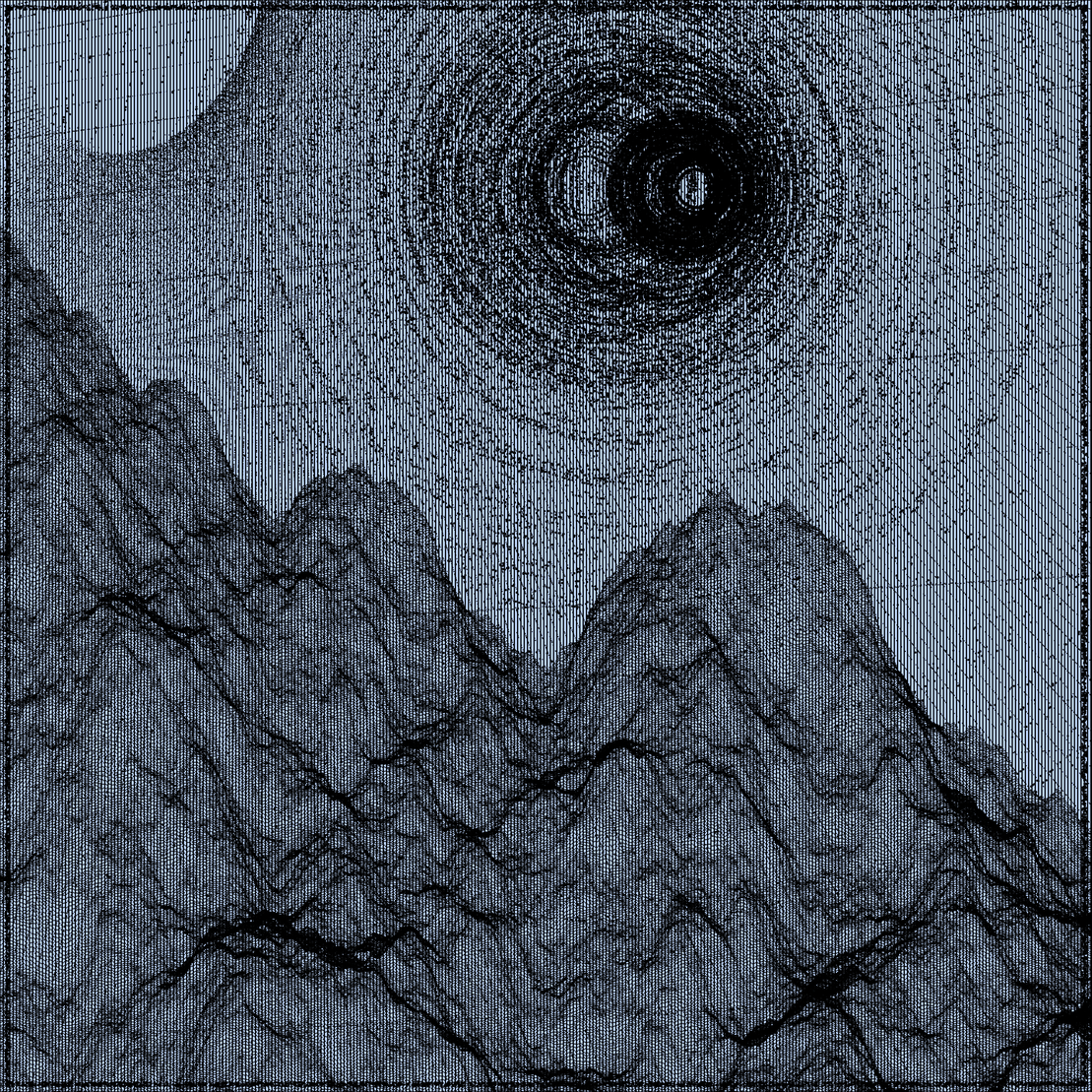 Surreal classic generative landscape #53