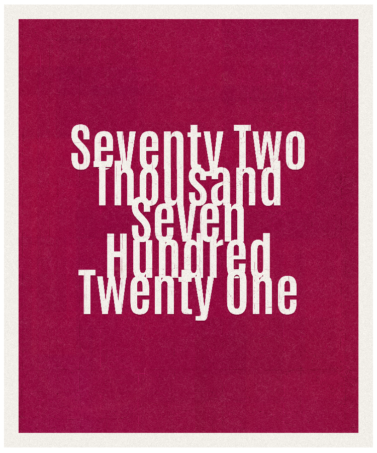 Count #72721