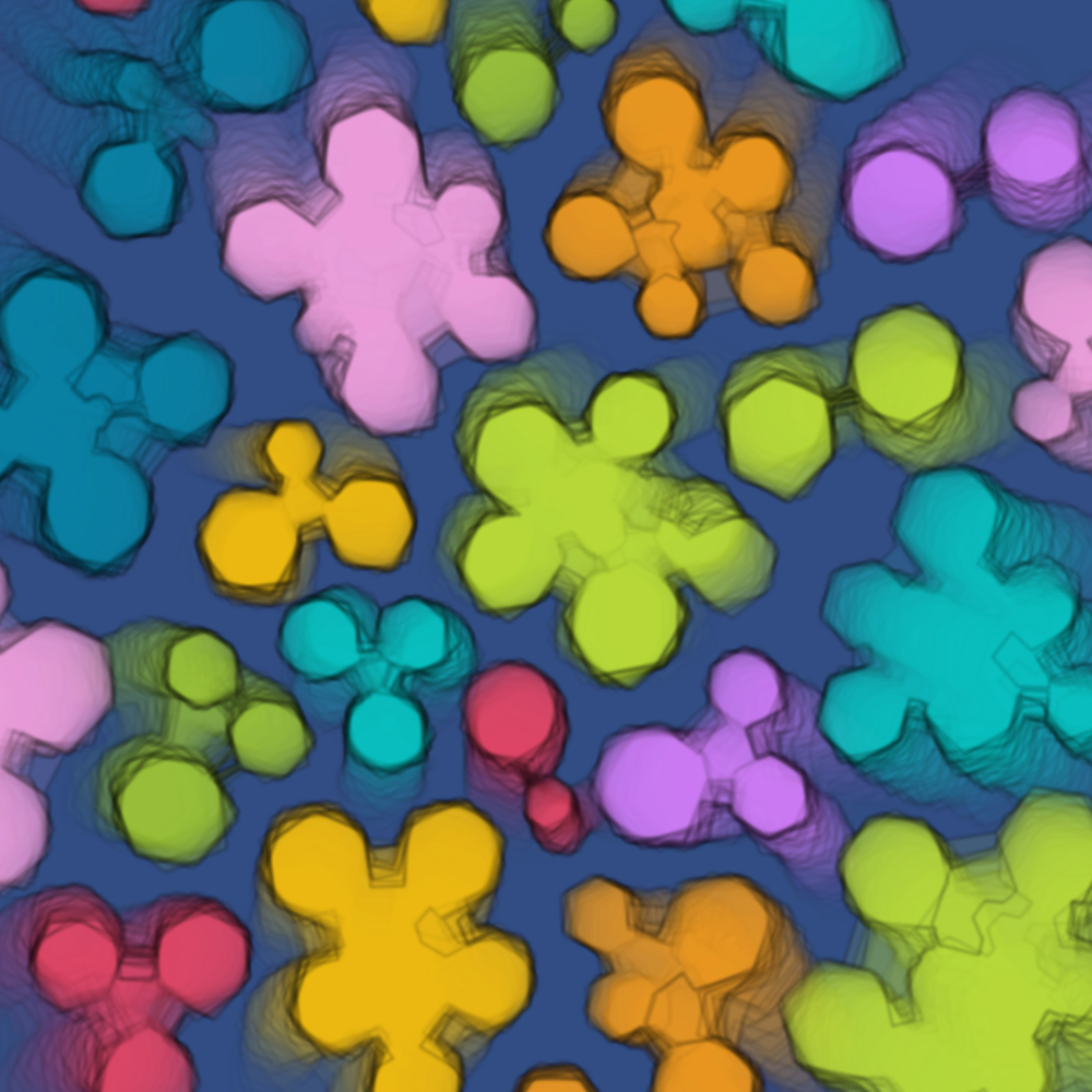 Colorful cartoon shapes(free edition) #5