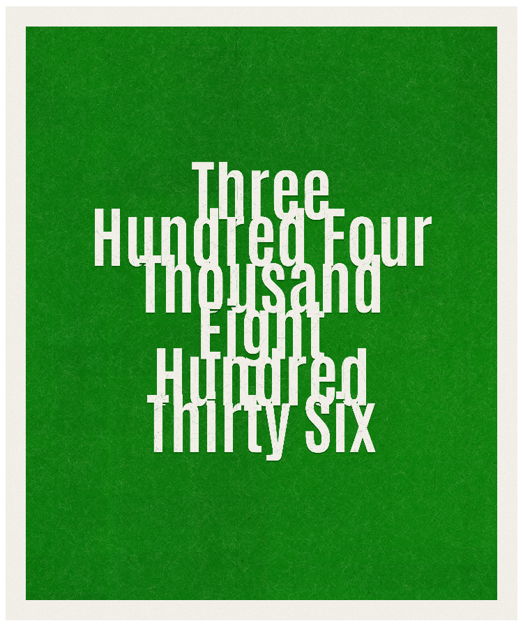 Count #304836