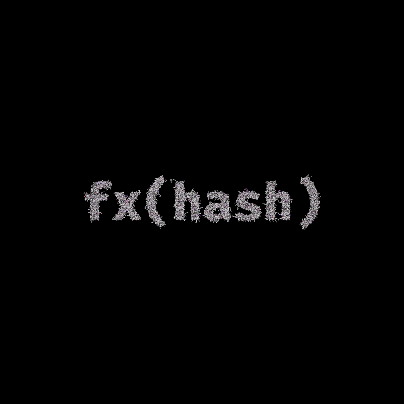 FXHASH Logo with Features #375