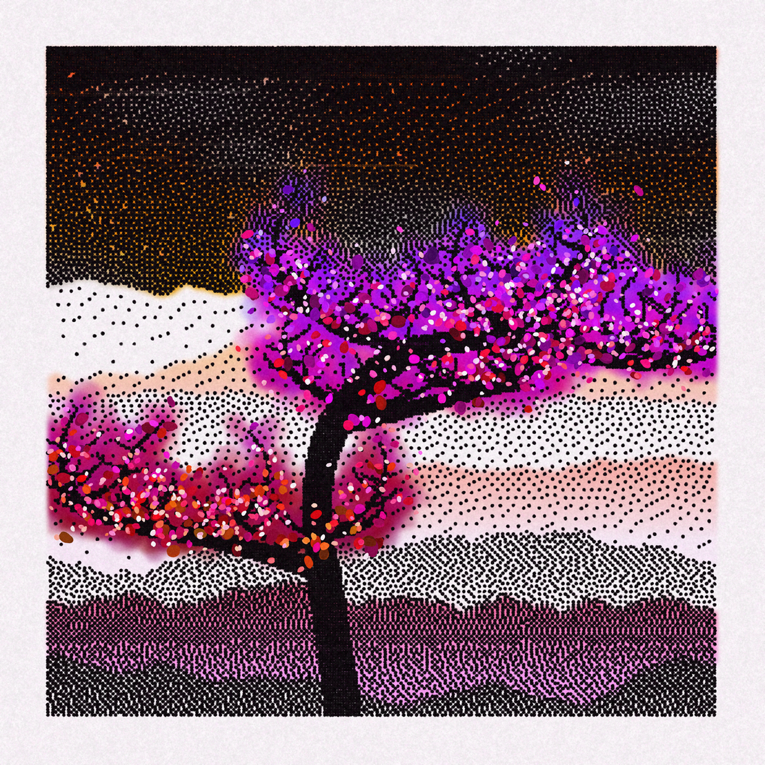 Dithered Branches #35