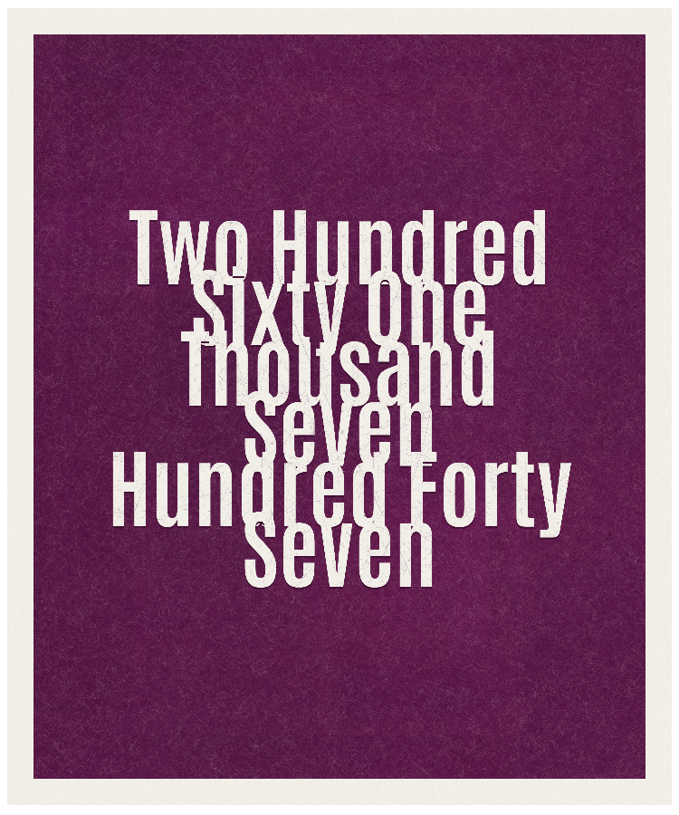 Count #261747