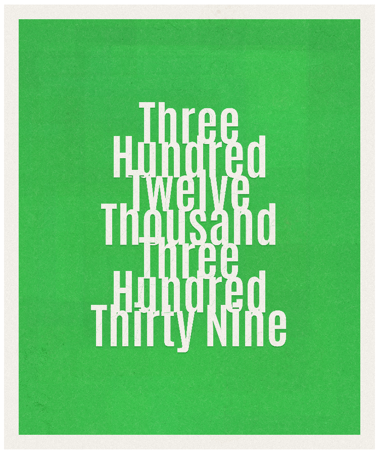 Count #312339