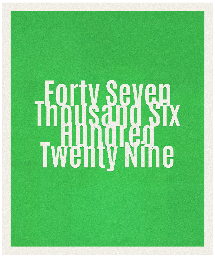 Count #47629