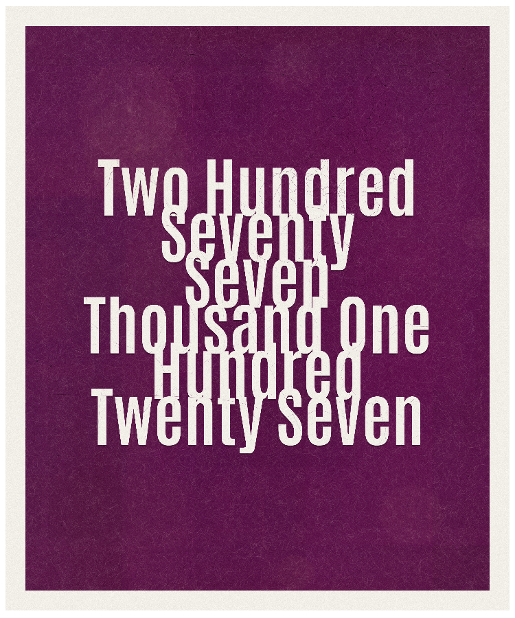 Count #277127