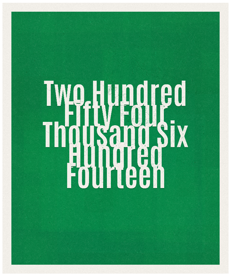 Count #254614