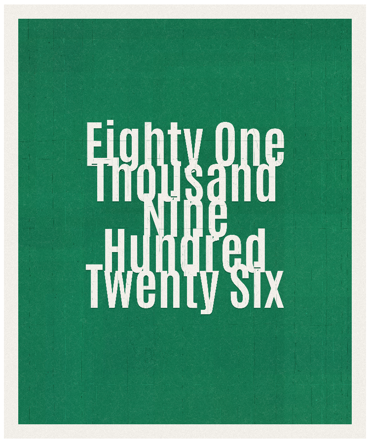 Count #81926