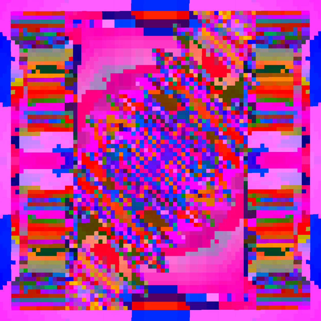 Psychedelic Dance of Pixels #22