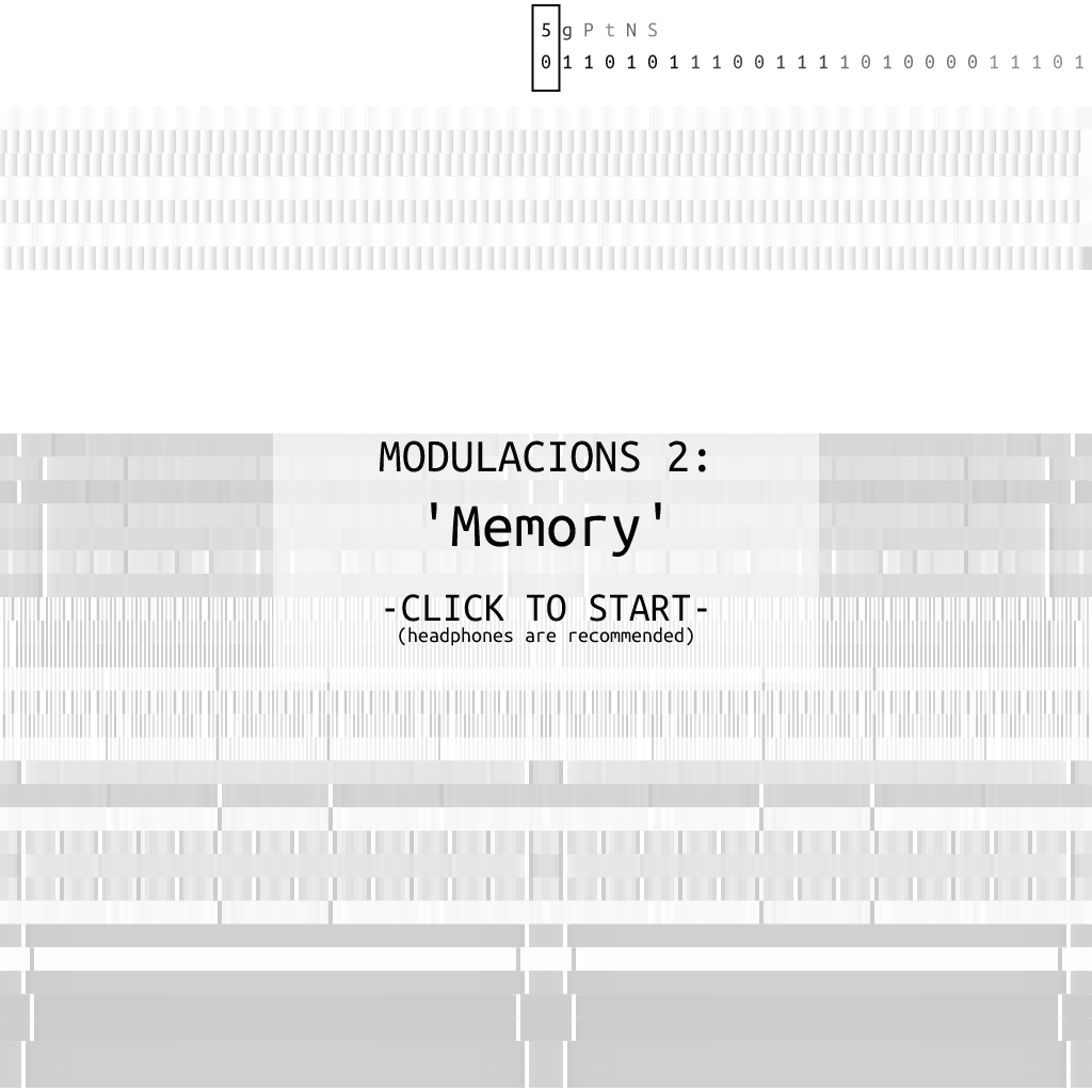 Modulacions 2: 'Memory' (audio) #16