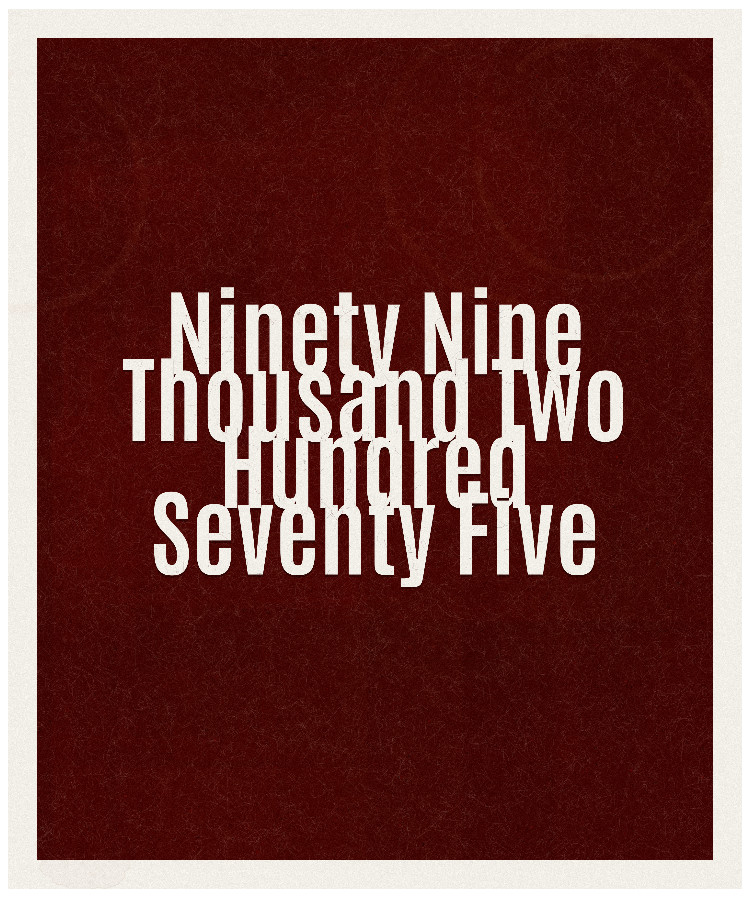 Count #99275