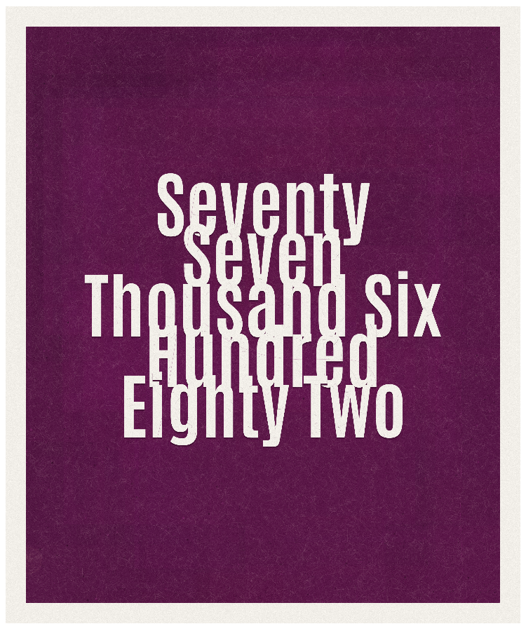 Count #77682