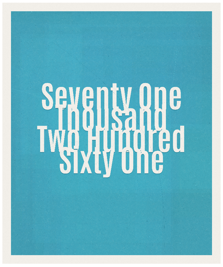 Count #71261