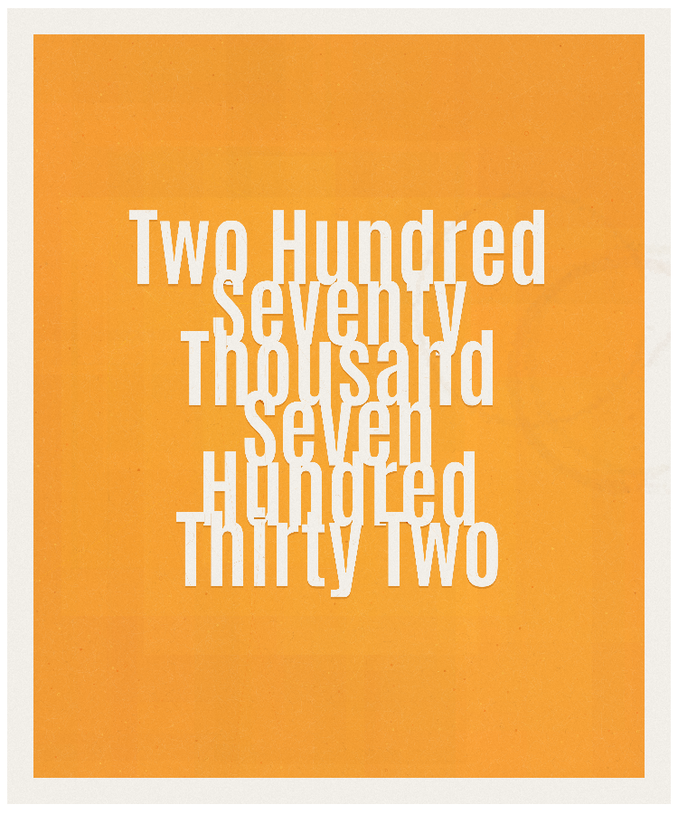 Count #270732