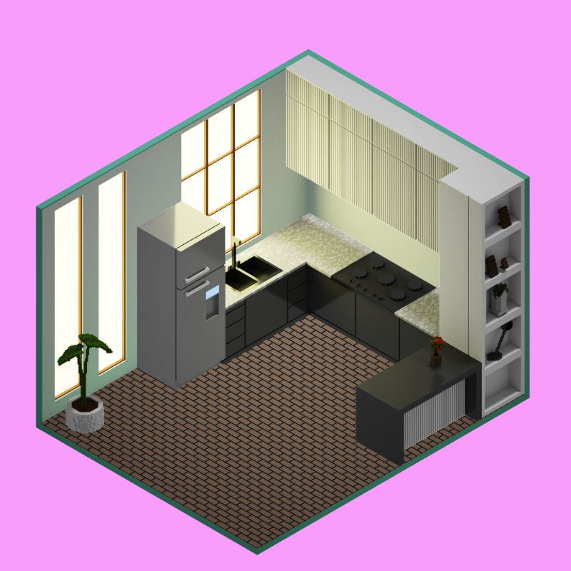 Isometric kitchen #18