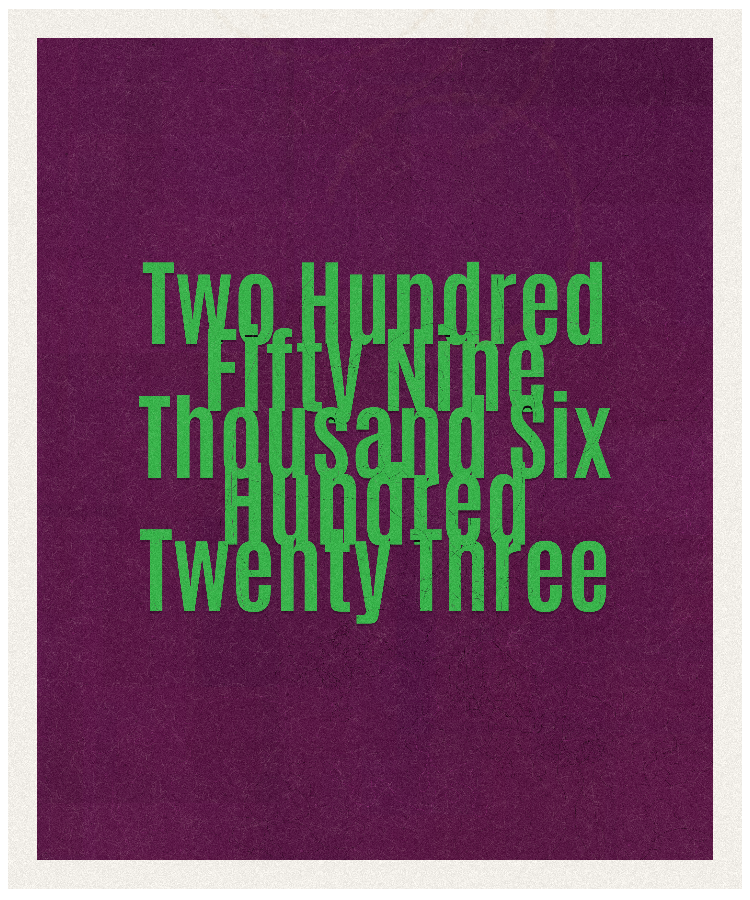 Count #259623