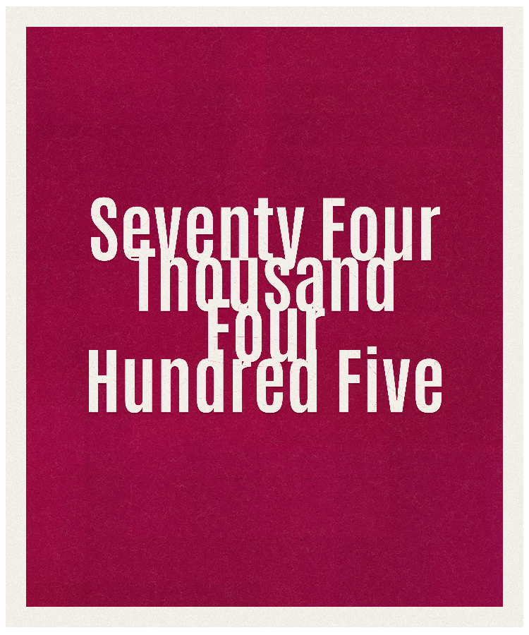 Count #74405