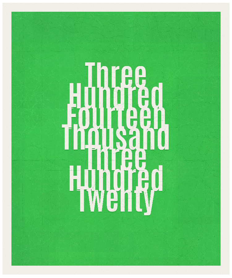 Count #314320