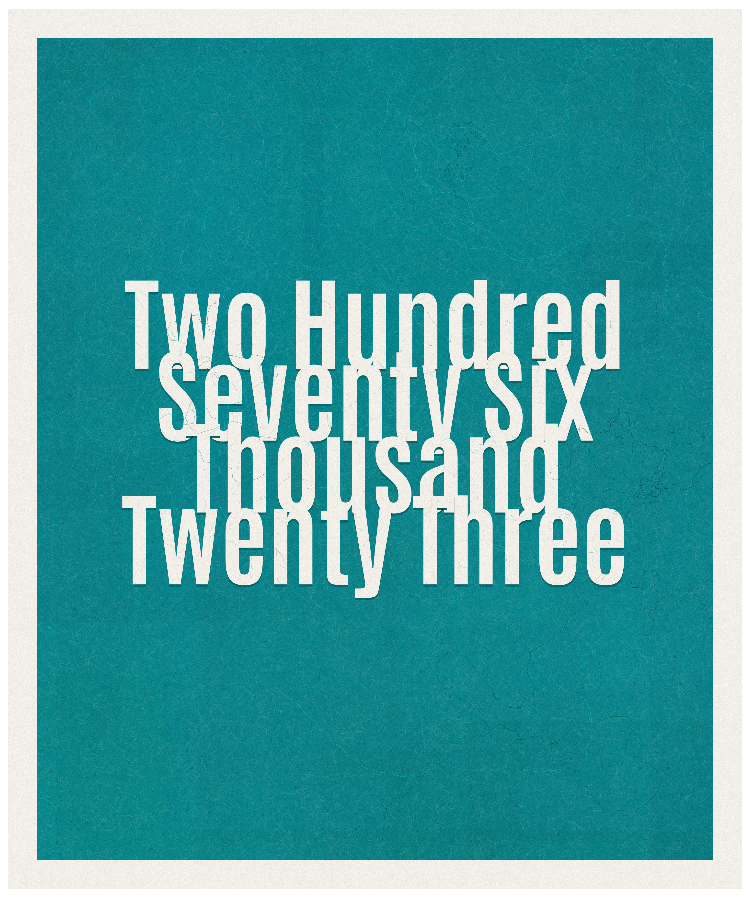 Count #276023