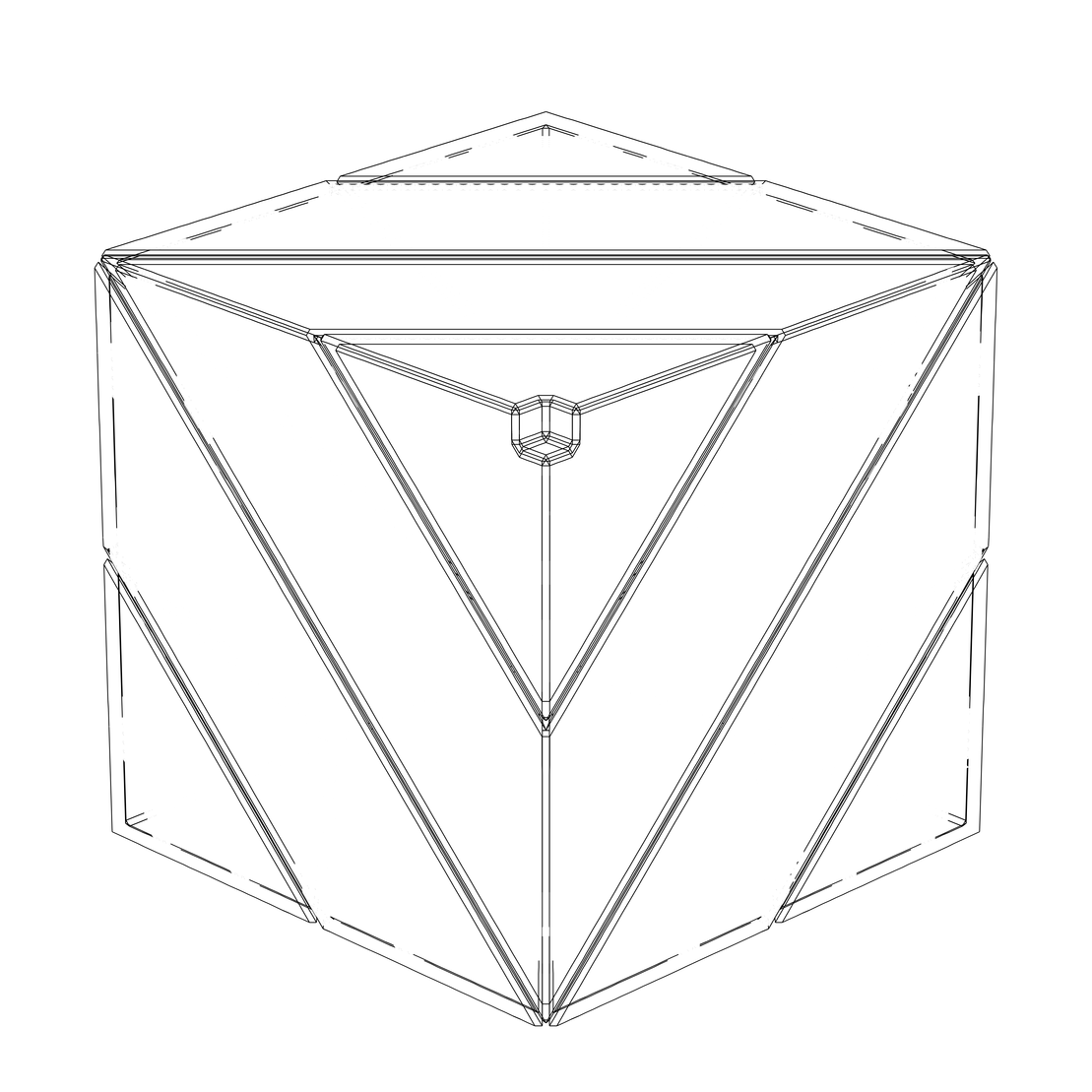 LL21 Alien Art Cube #384