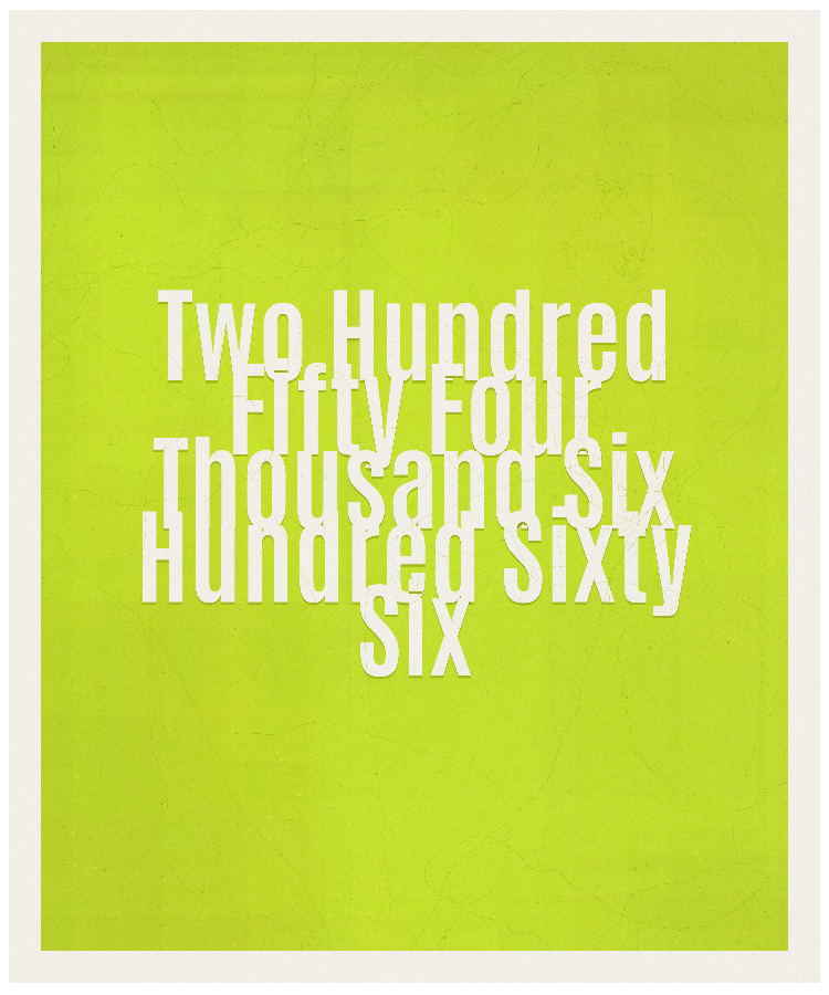 Count #254666