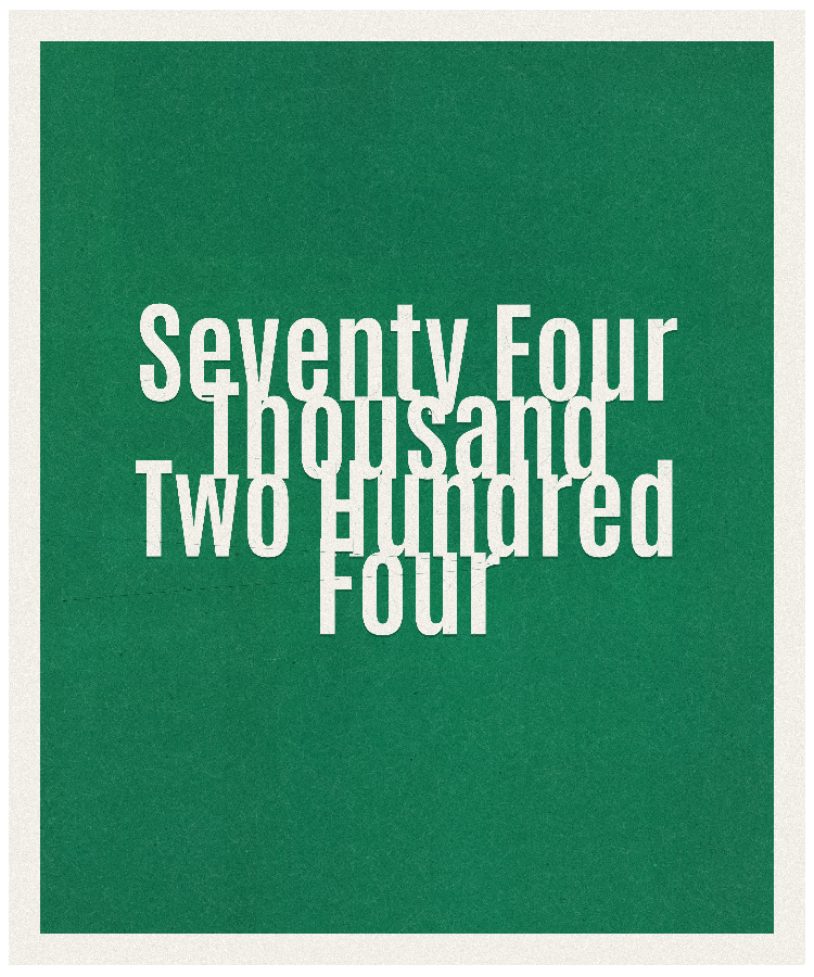 Count #74204