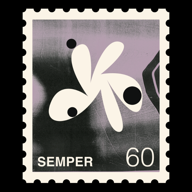 Postage stamp - Snowflakes #16