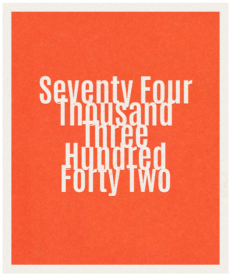 Count #74342