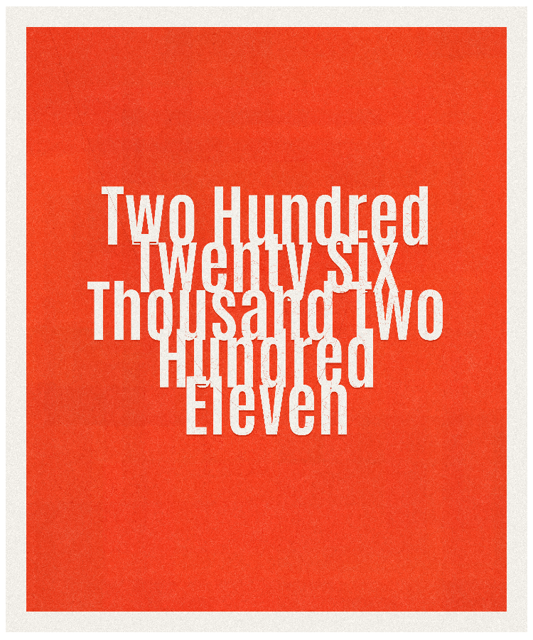 Count #226211