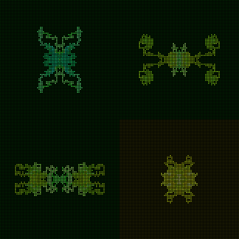 Dither Creatures 2x2 #97