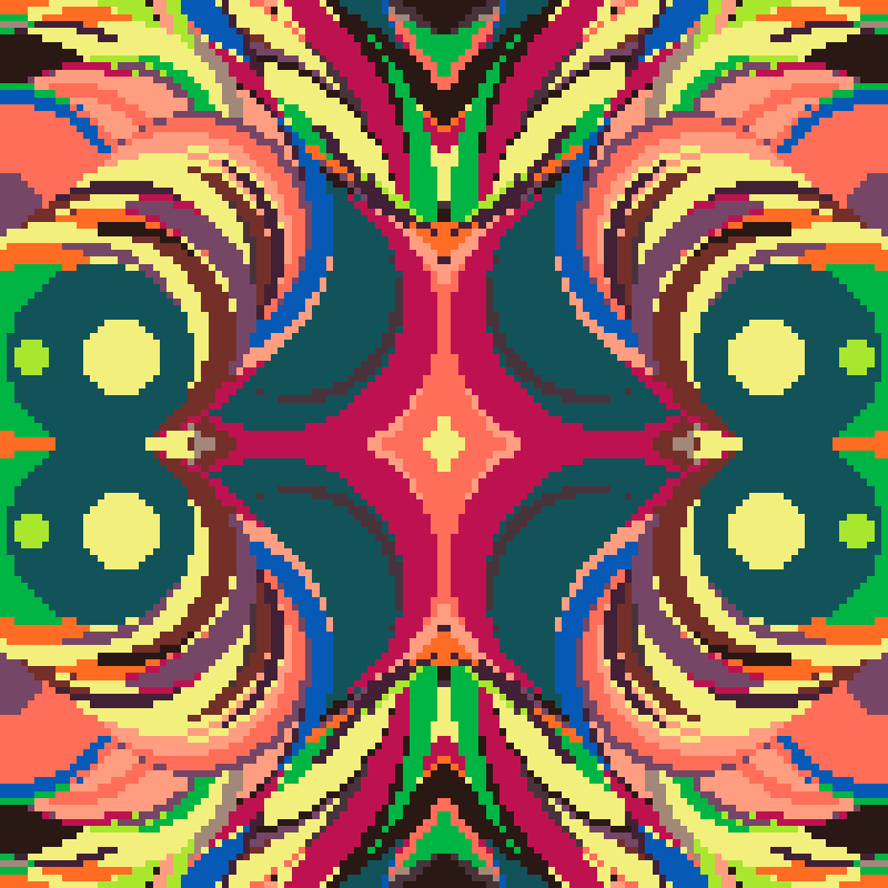 Rapid Psychedelic Inkblot Test Generator #18