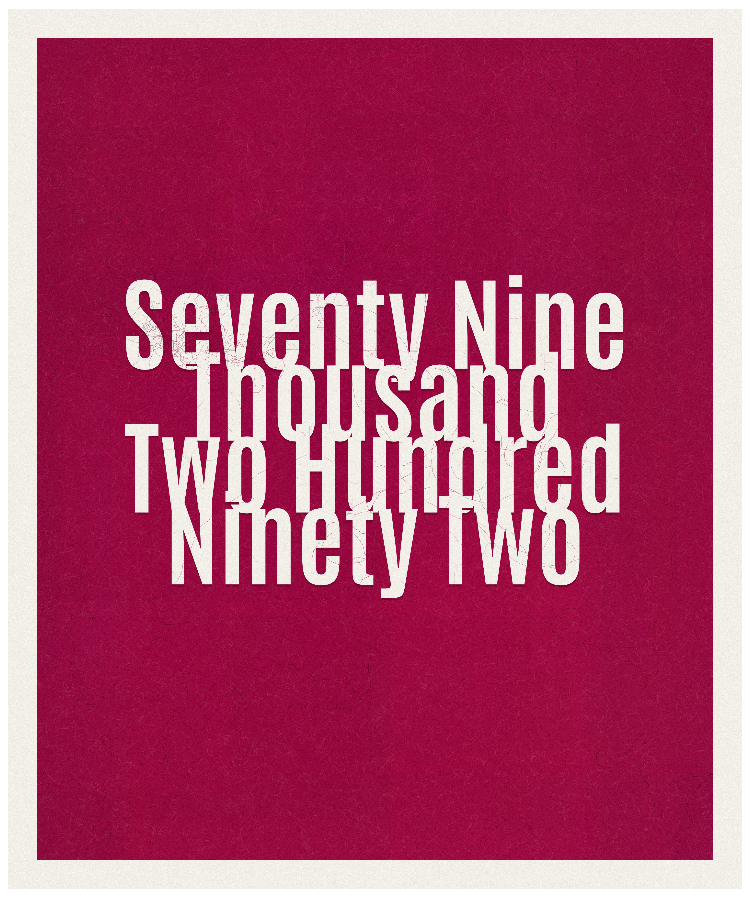 Count #79292