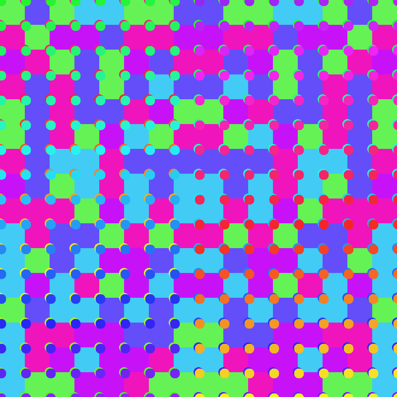 Squares and dots #9