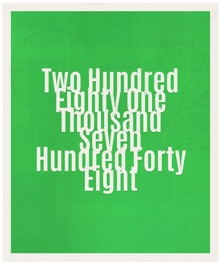 Count #281748