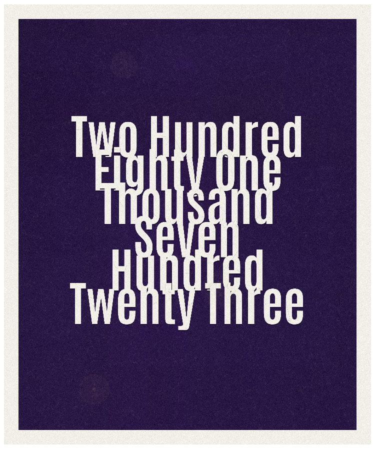 Count #281723