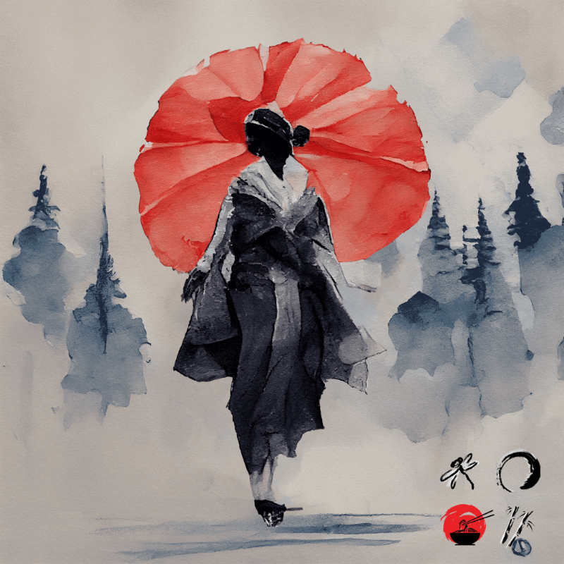 A walking geisha #14