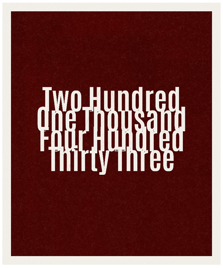 Count #201433