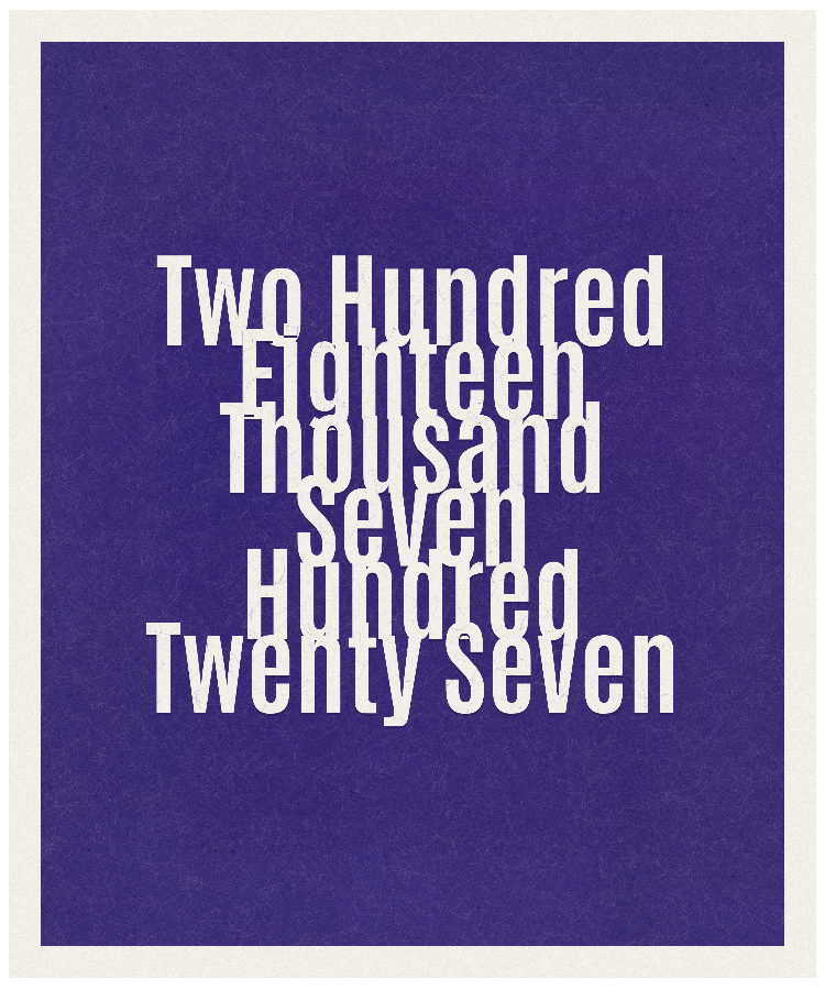 Count #218727