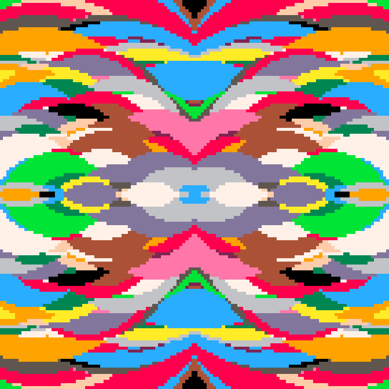 Rapid Psychedelic Inkblot Test Generator #75