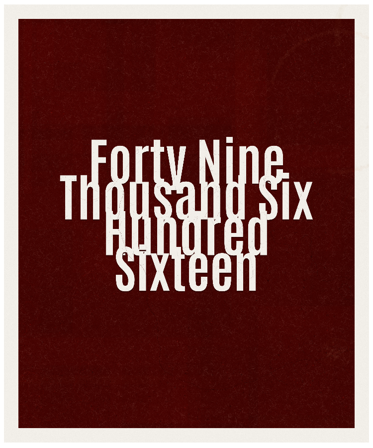 Count #49616
