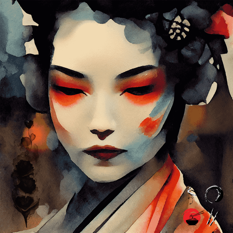 Black Rose and Geisha #1