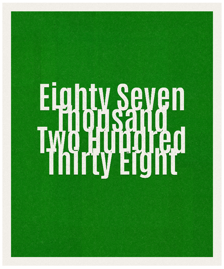 Count #87238